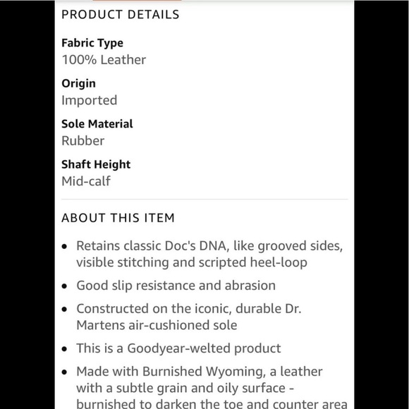 New Dr Martens Rometty Black Boots Size 7, 9 - Picture 5 of 17